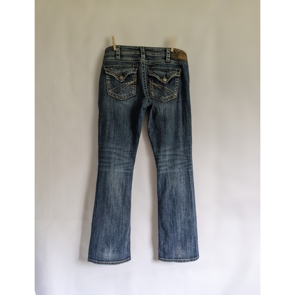 Silver Jeans Co. Pioneer, 30W/31L. Low rise, boot cut, buttoned butt - Picture 6 of 11